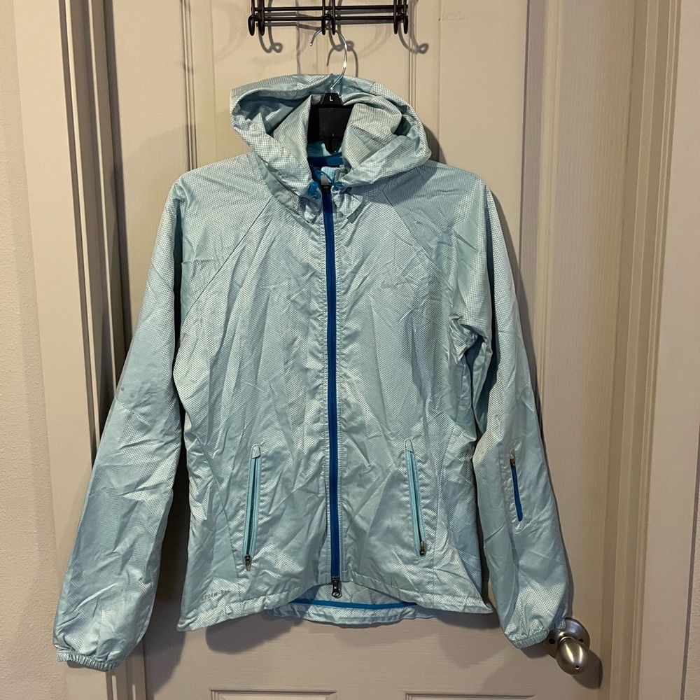 Nike storm - fit Light Blue jacket for women